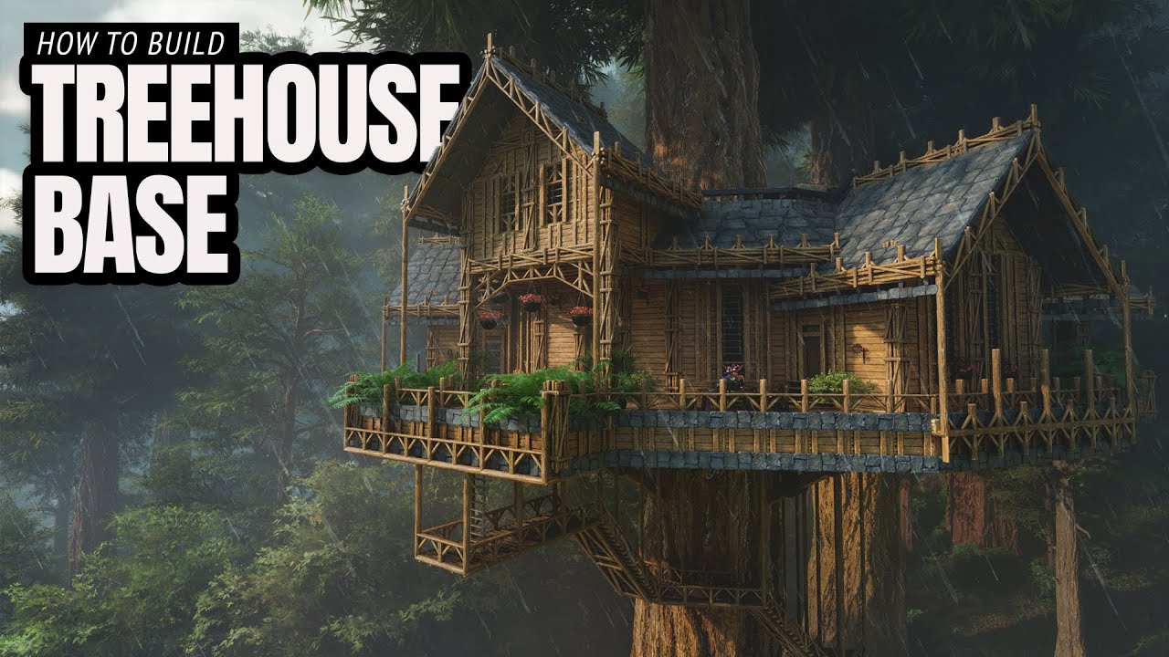 How To Build A Treehouse - Ark Survival Ascended