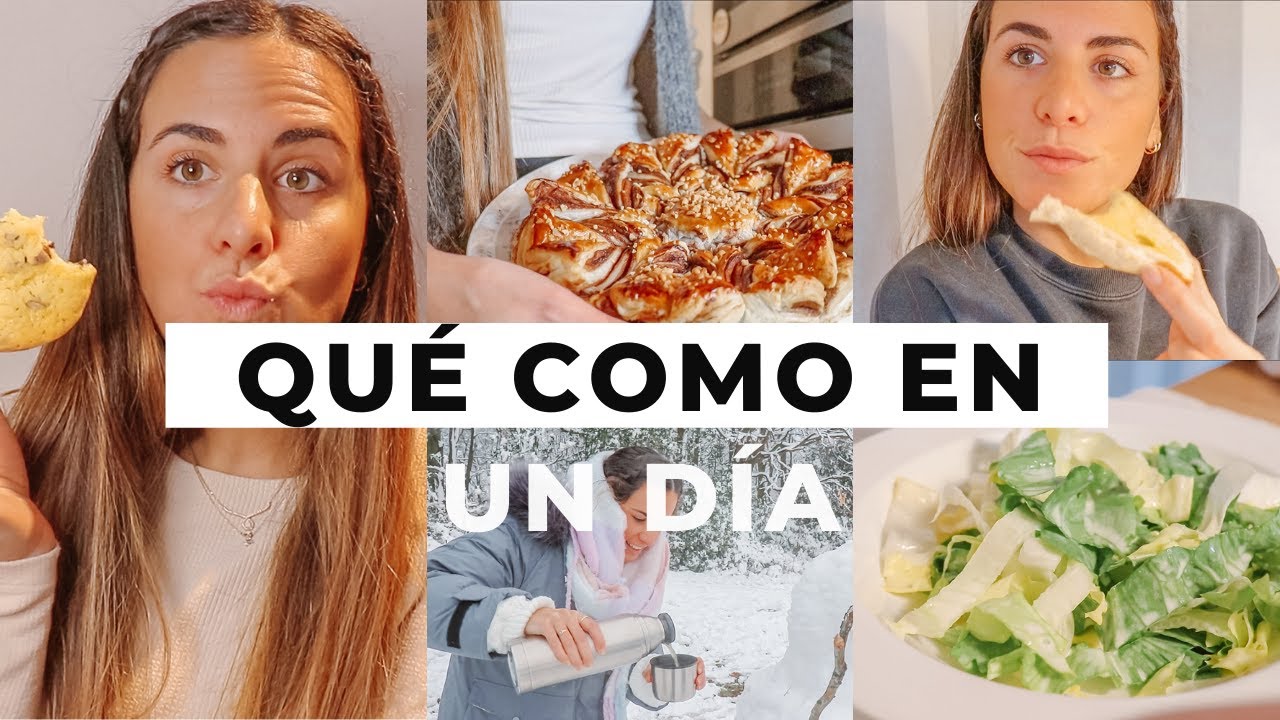 QUÉ COMO EN UN DÍA Con Recetas | Tortilla de patatas, estrella de hojaldre.. Desayuno, comida y cena
