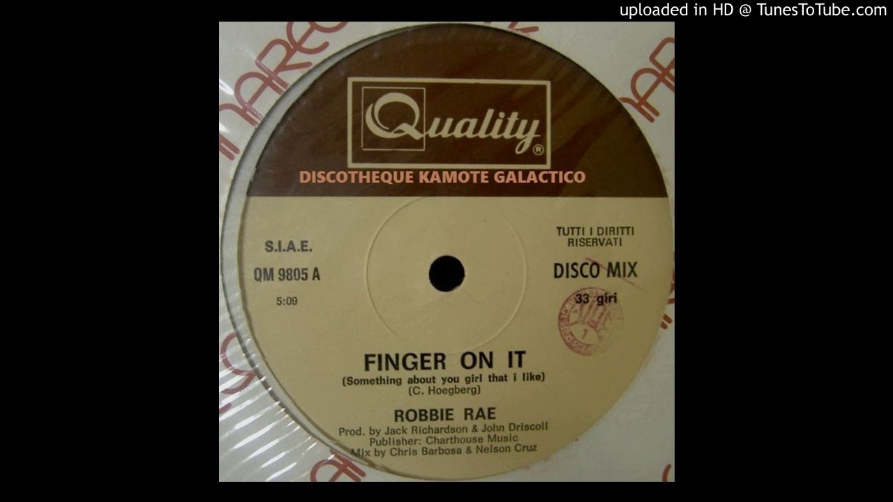 Robbie Rae - Finger On It (Something About You Girl) extended-Kamote