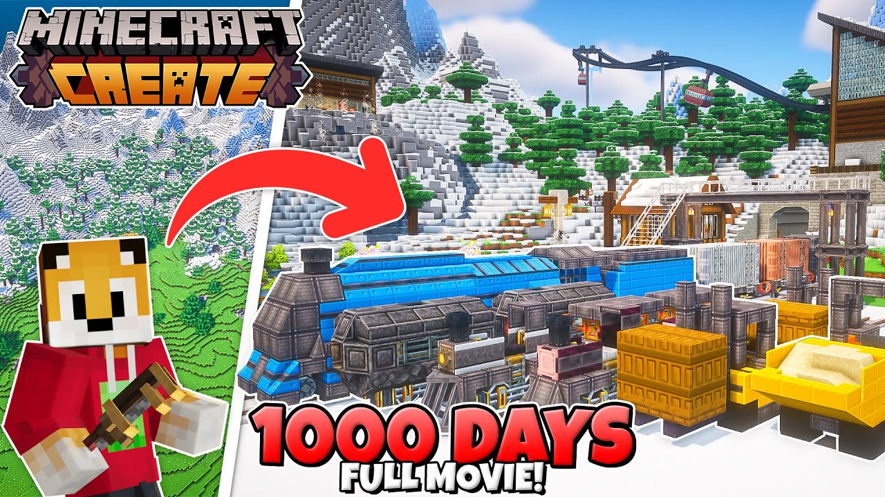 2000 days in Minecraft Create Mod