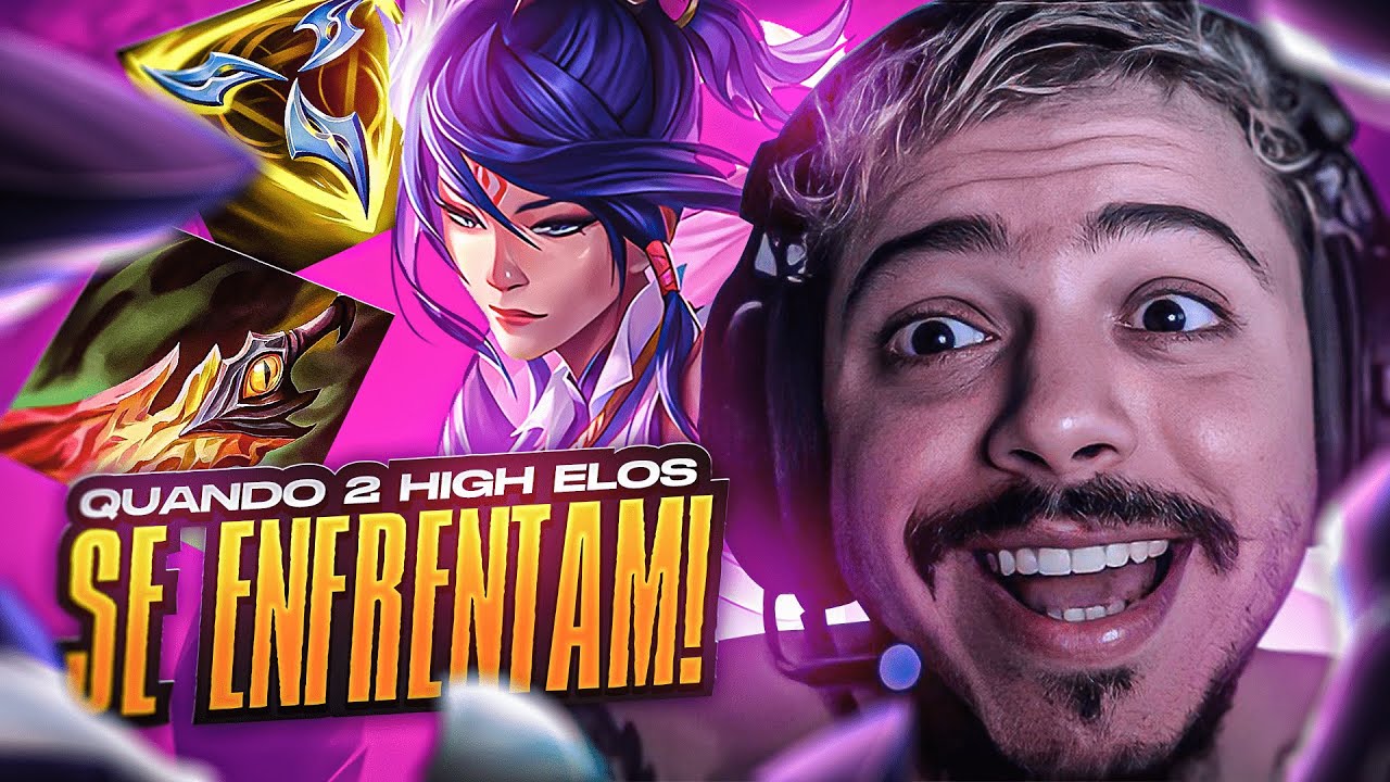 QUANDO 2 HIGH ELO CAI CONTRA NO TOP É INSANO!