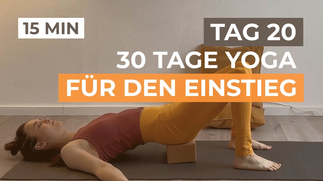 15 Min sanfte Yogaroutine │Yin Yoga inspiriert & regenerierend (Tag 20) 30 Tage Yoga f&uuml;r Einsteiger