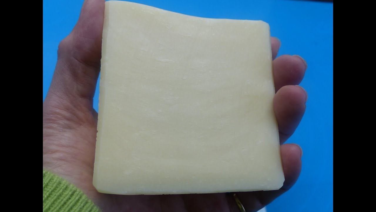 Vegan White Soap Made HOT PROCESS No Scent, No Color, No Castor Oil