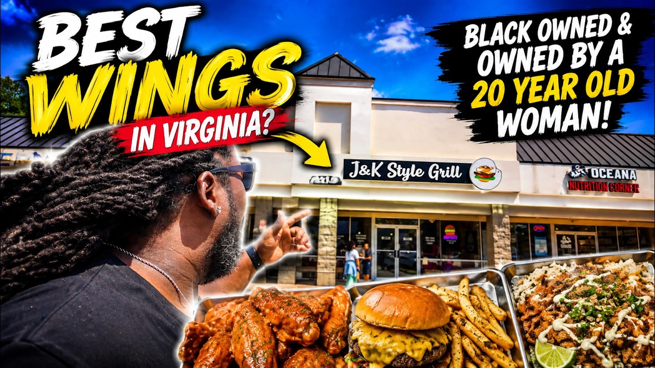 Лучшие КРЫЛЫШКИ в Вирджинии?! 🔥🍗 Пробуем J&K Style Grill!