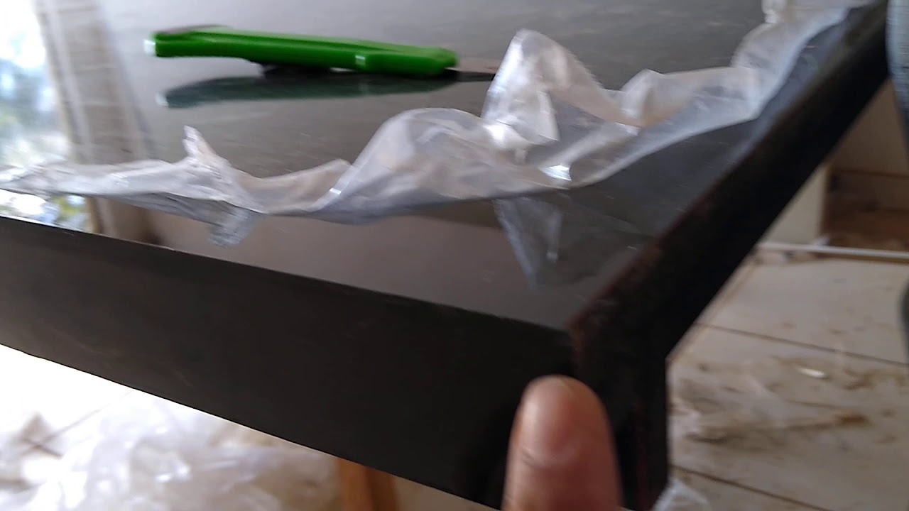 como fazer acabamento em mdf brilhante