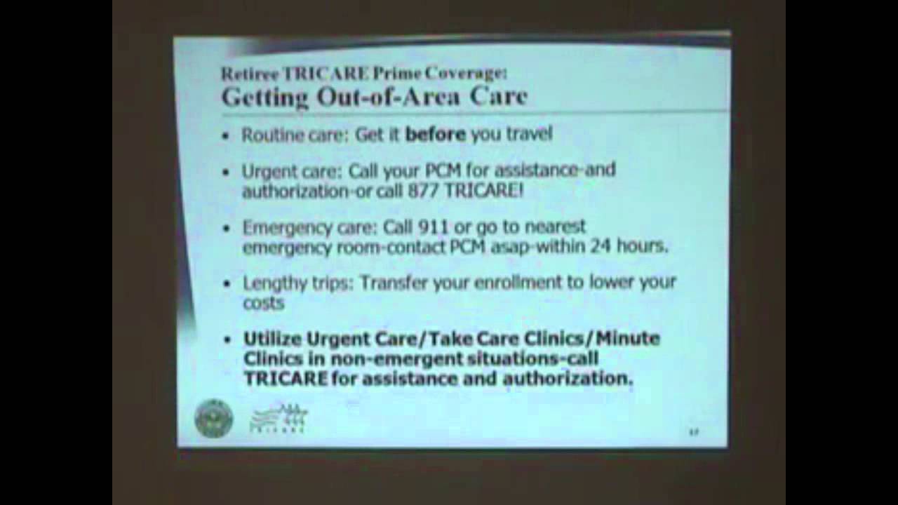 Military Retirement Benefit Seminar: TRICARE Presentation