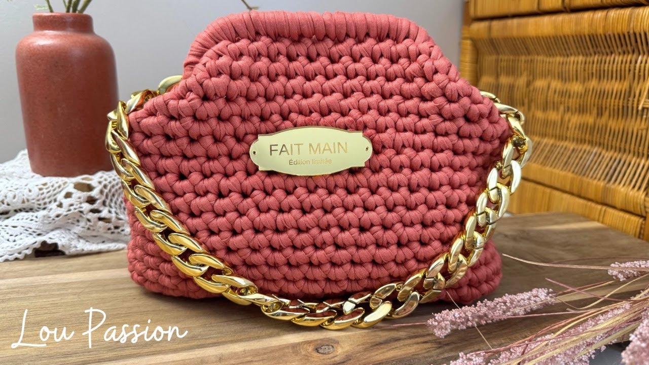 Tuto Sac au Crochet Facile | Sac Rosalia avec 1 pelote en 2h spécial débutants #loupassion #diy