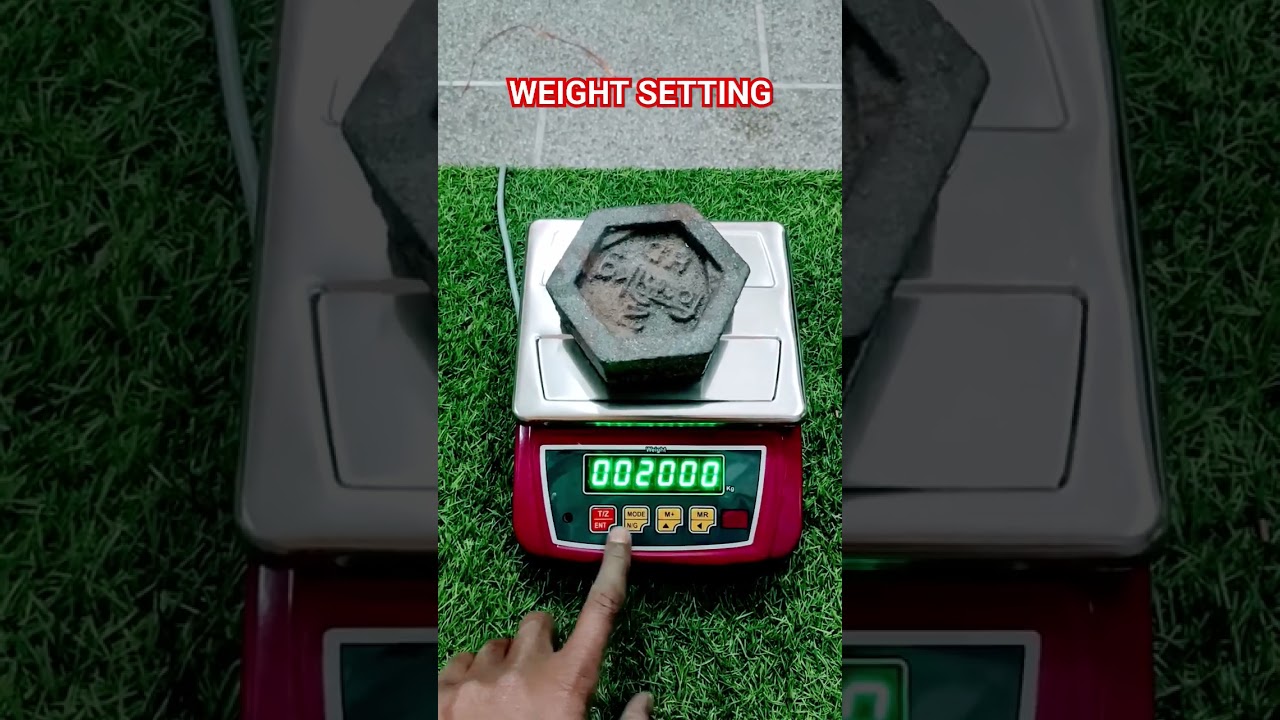 Calibration Process of 30kg Digital Weighing Machine #weighingscale #calibration