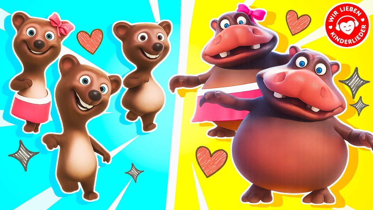 HipPo-Pop feat. Nilpferd Party Mix 🎉🦛 | Kinderlieder für fröhliche Feiertage!