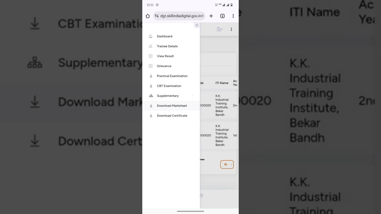 HOW TO DOWNLOAD MARKSHEET AND CERTIFICATE FROM SIDH PORTAL. #itiresult2025 #kkgroup #kkiti #iti