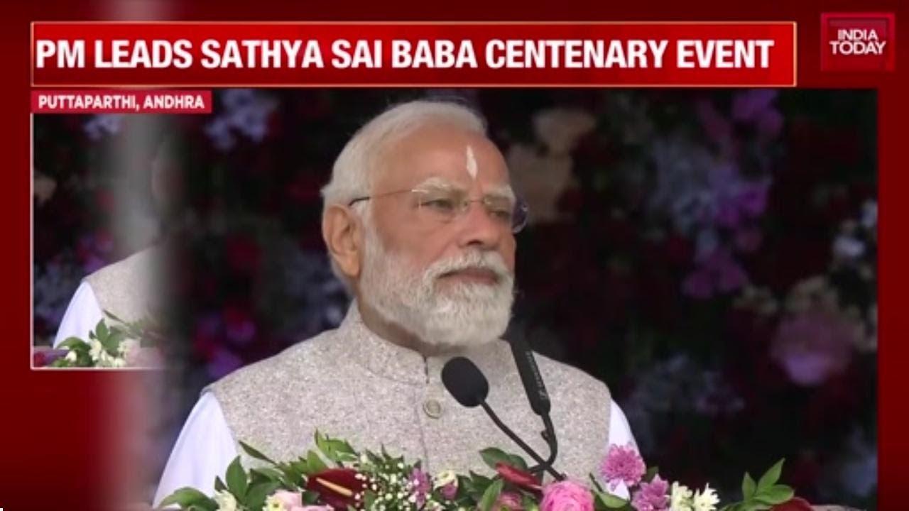 PM Modi Highlights &lsquo;Seva&rsquo; at Puttaparthi, Commends Sathya Sai Trust&rsquo;s Charitable Work | India Today