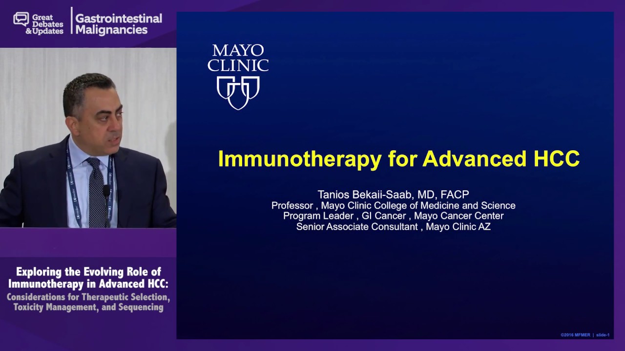 Advanced HCC: Case Discussion on Immunotherapy