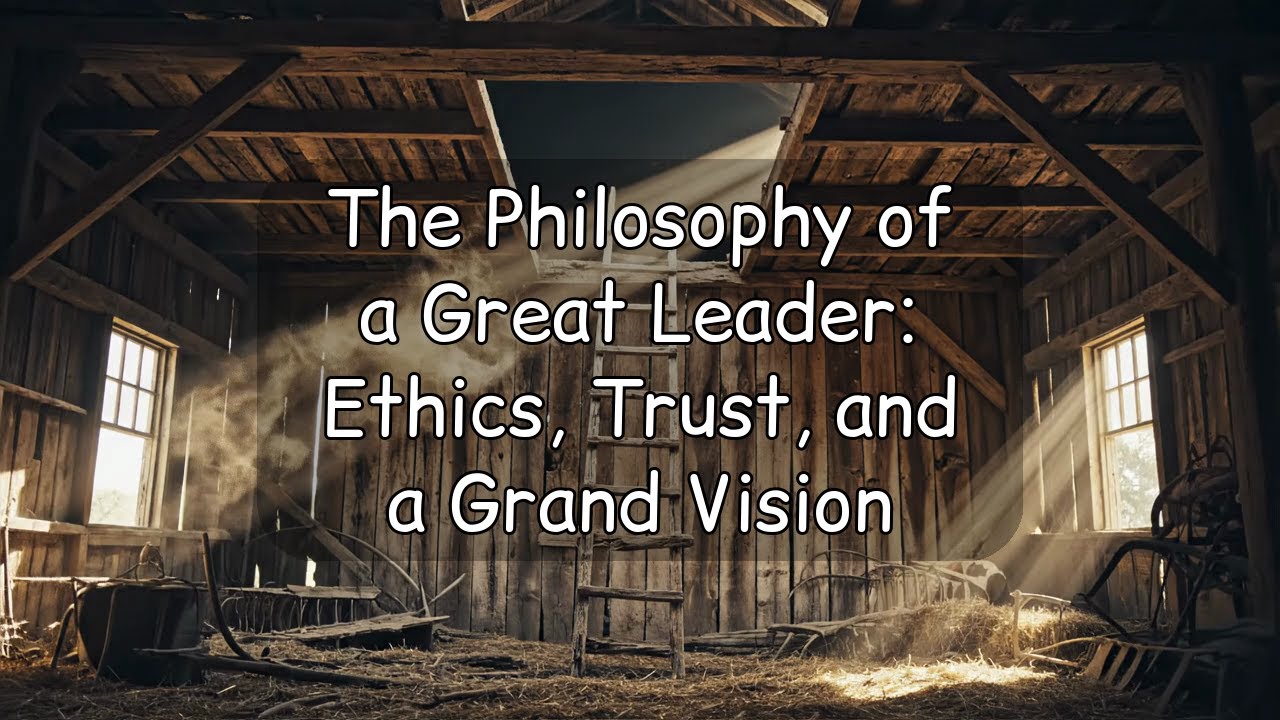 The Philosophy of a Great Leader: Ethics, Trust, and a Grand Vision