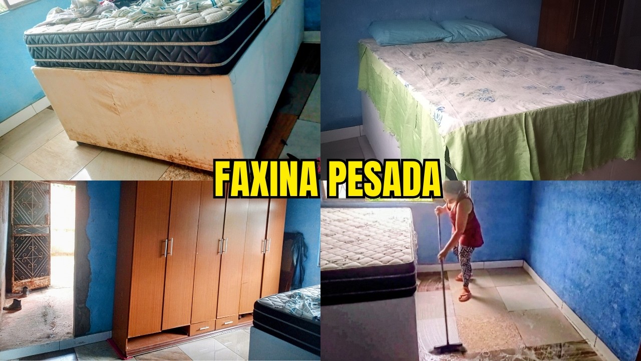 TRANSFORMAÇÃO REAL 😍 ESSE QUARTO PRECISAVA DE UMA FAXINA URGENTE