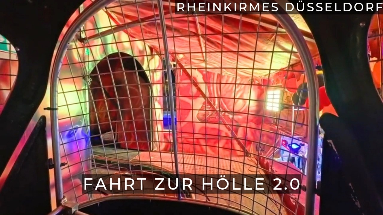 Fahrt zur Hölle 2.0 [Fellerhoff] PREMIERE | Rheinkirmes Düsseldorf 2025 | OnRide POV