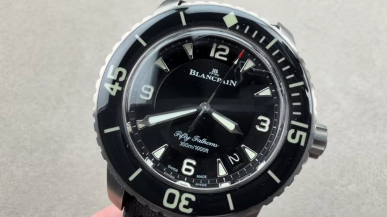 Blancpain Fifty Fathoms Titanium 5015-12B30-B52A Watch Review