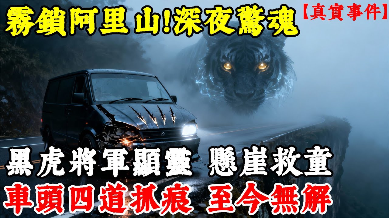 #故事#真實故事#故事分享#老人#靈異故事#臺灣霧鎖阿里山！黑虎將軍深夜顯靈攔路，五名幼童懸崖邊奇蹟生還！車頭那四道抓痕...至今無人能解