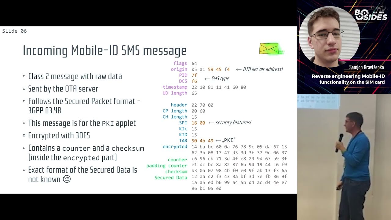 Semjon Kravtšenko: Reverse engineering Mobile-ID functionality on the SIM card | BSides Tallinn 2022