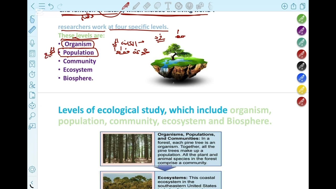 علم البيئة/ جامعة الأميرة نورة-principles of Ecology 
