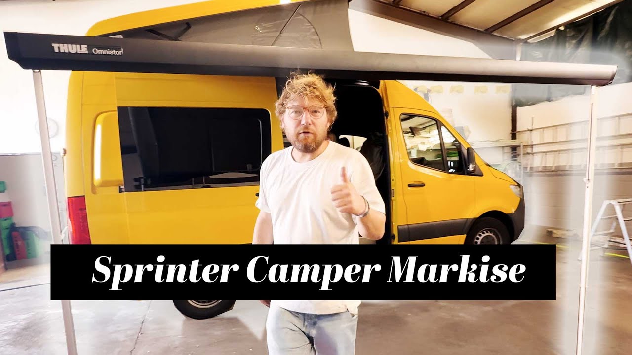 Markise an Sprinter 907 Camper Van mit Aufstelldach bauen