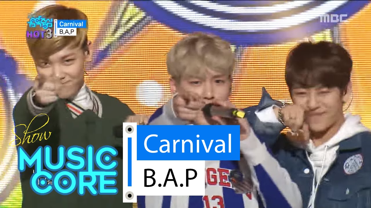 [HOT] B.A.P - Carnival, 비에이피 - 카니발 Show Music core 20160227