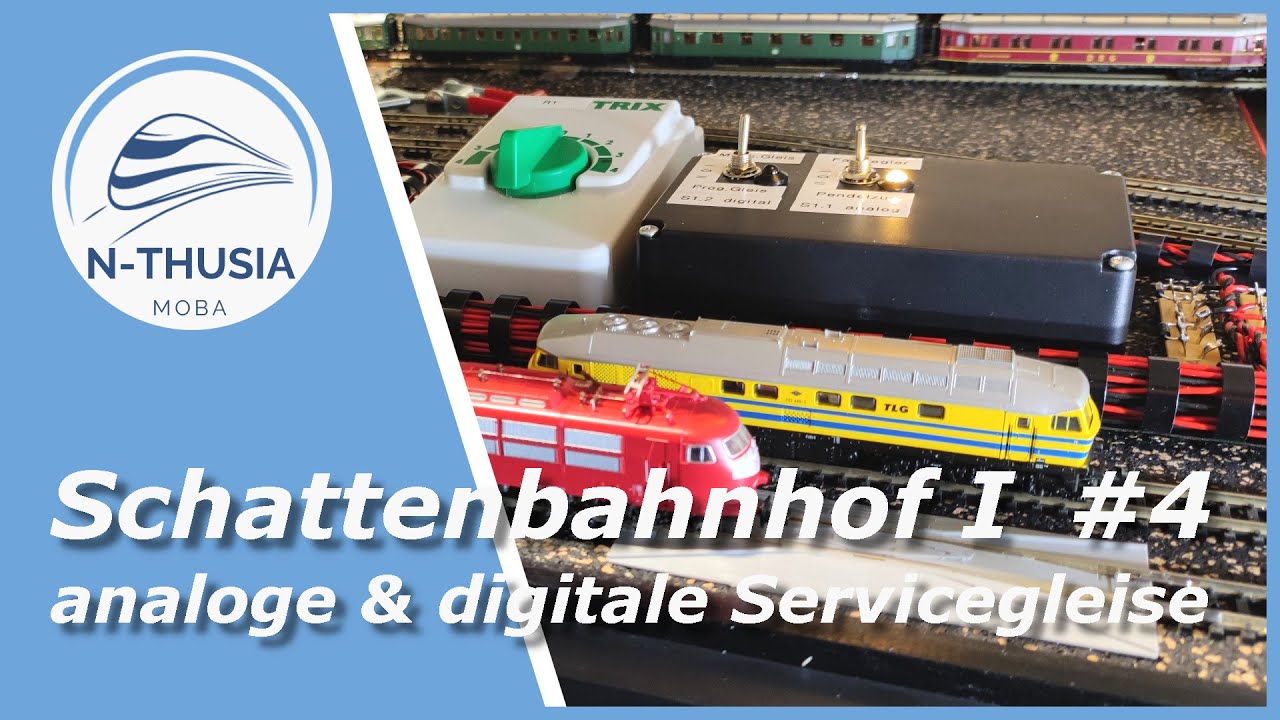 Schattenbahnhof – analoge und digitale Servicegleise | Bürobahn in Spur N