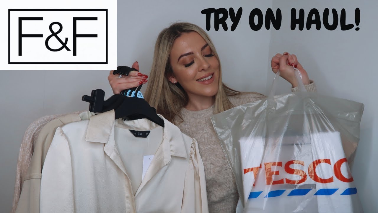 TESCO F&F CLOTHING try on HAUL!