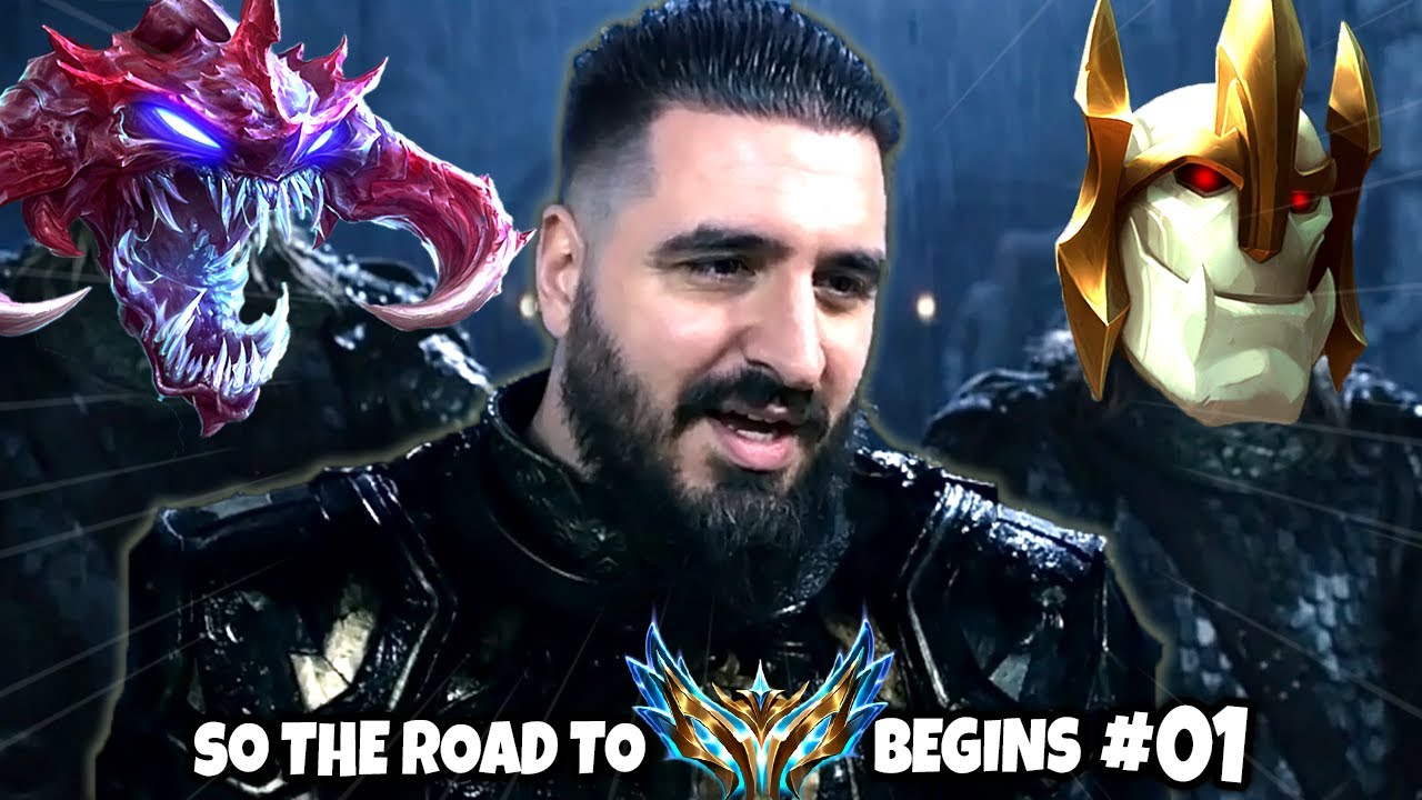 Our New Season 16 Road To Challenger Series BEGINS #01 - Cho'Gath Top GOT TILTED 💀💀 | s16 Gameplay
