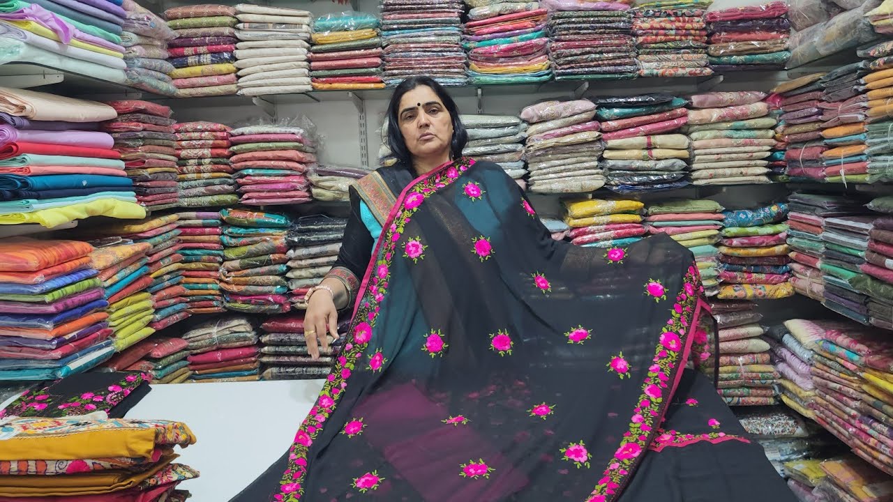 Black colour के कोटन और जोरजट मे सूट पार्टिवियर 🌹🌹9050832256(3-2-26)