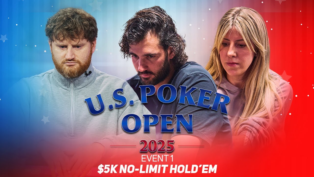 Kristen Foxen, Justin Saliba & David Peters Headline U.S. Poker Open 2025 Event #1