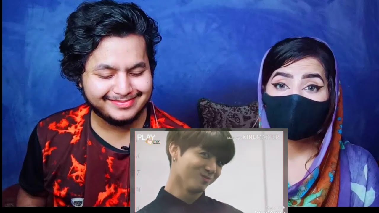 Pakistani reacts to BTS FMV Dilbar || K-pop hindi mix song || BTS Funny dance version