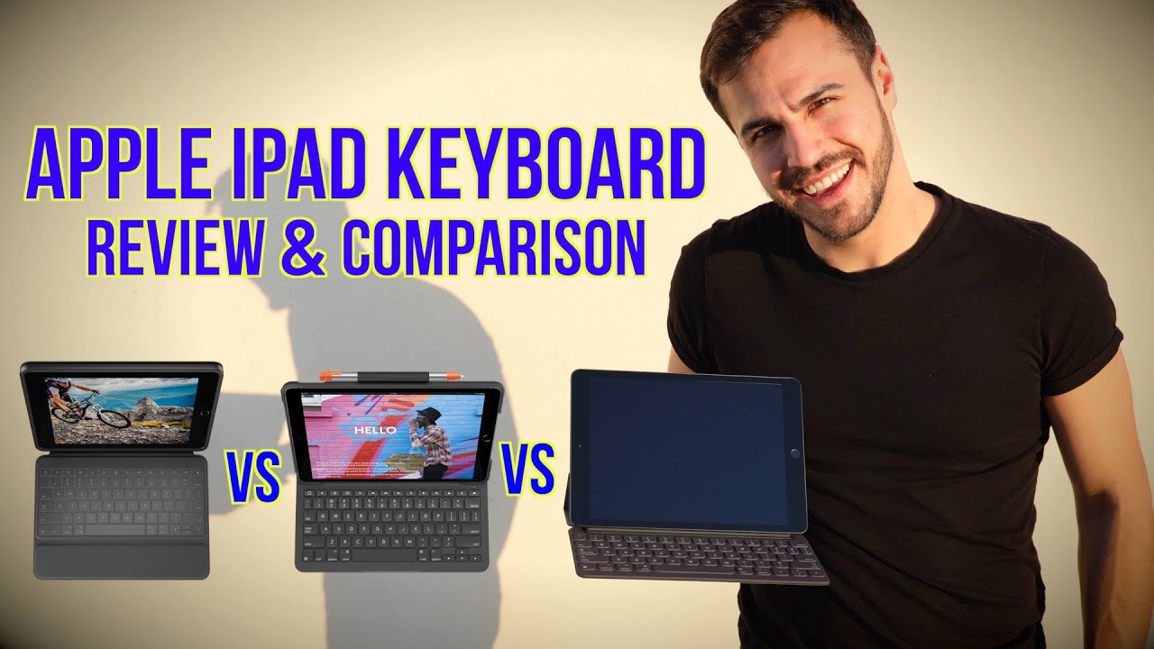 Apple iPad Keyboard Review - Compared to Logitech Rugged and Slim Folio Keyboards