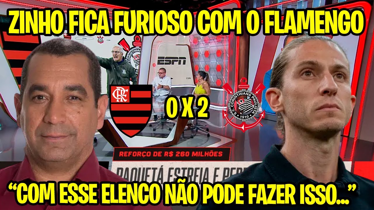 ZINHO DETONA FLAMENGO APÓS CLÁSSICO CONTRA CORINTHIAS!!