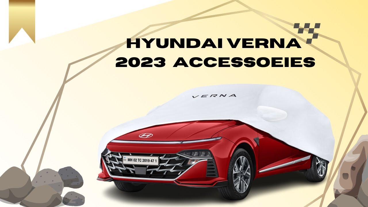 Hyundai Verna 2023 Official Accessories | Full list with Price | #verna #verna2023