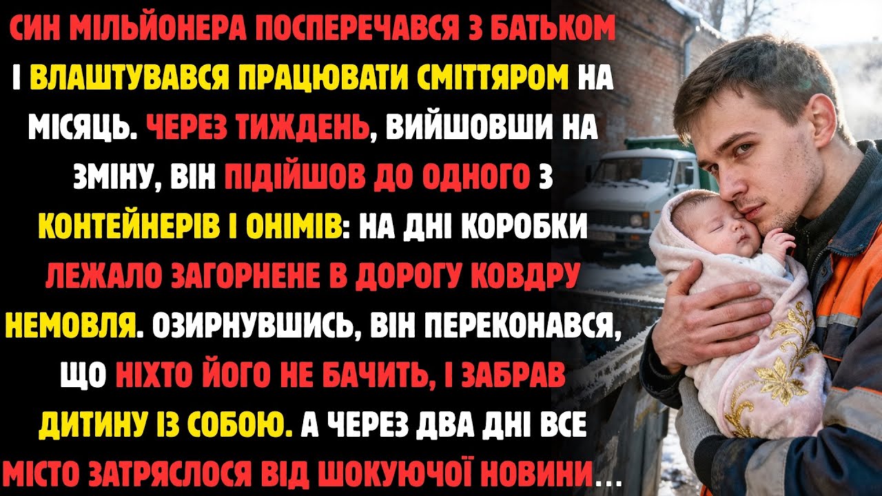 Син Мільйонера Програв Парі Батькові Й Улаштувався Працювати Сміттярем На Місяць. А За Тиждень...