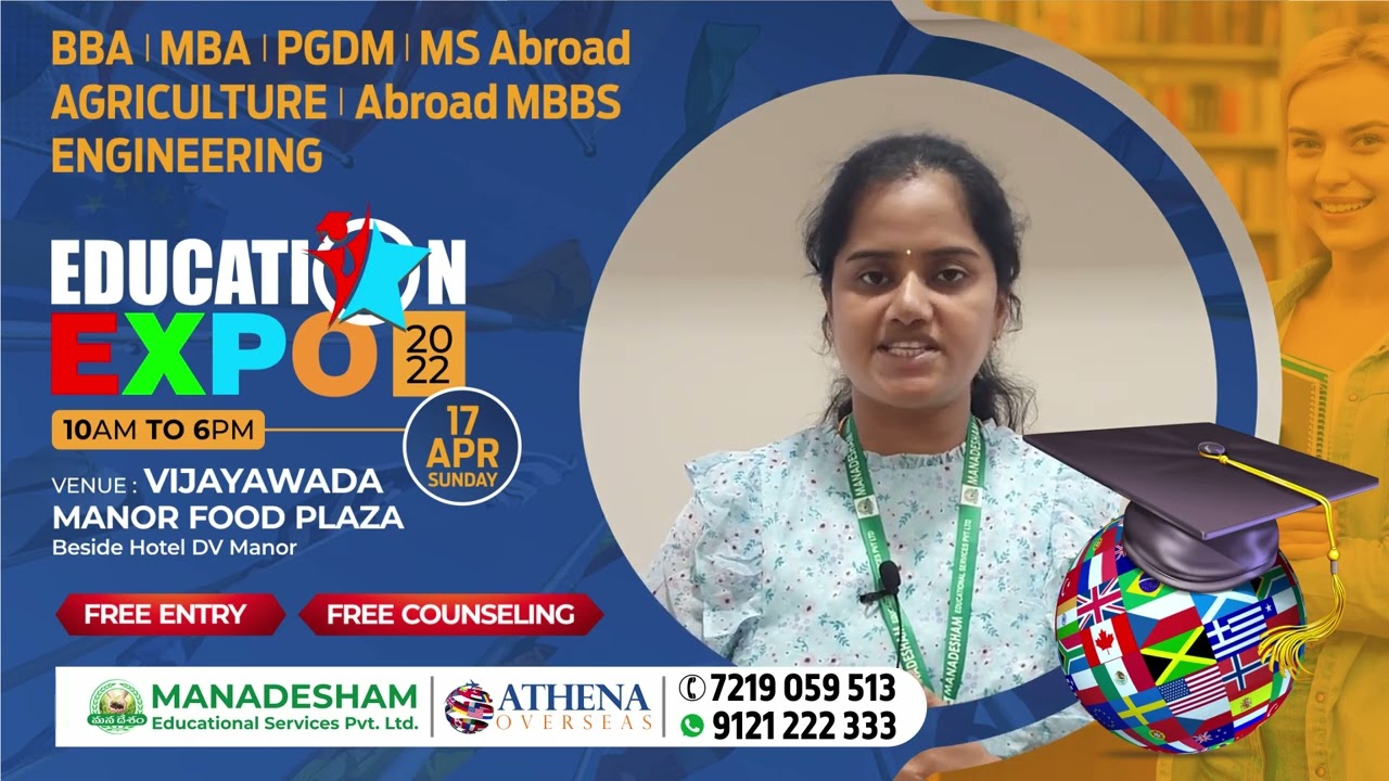 Overseas Education : EXPO 2022 | Abroad Education Fair Vijayawada