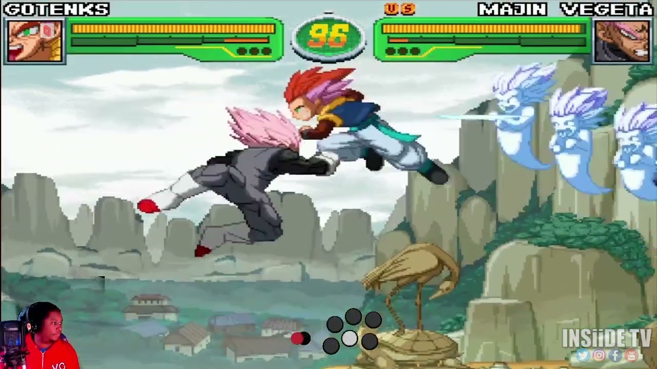 MAJIN VEGETA VS GOTENKS AGAIN AGAIN AGAIN | HYPER DBZ ONLINE MATCHES