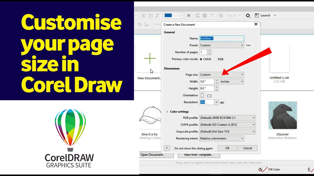 How to Customise Page in Corel Draw  .  Corel Draw Tutorials  .  Tips in Corel Draw