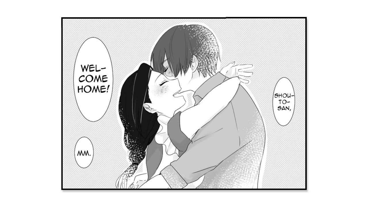 Shouto Todoroki x Momo Yaoyorozu doujinshi - I'm home (TodoMomo)