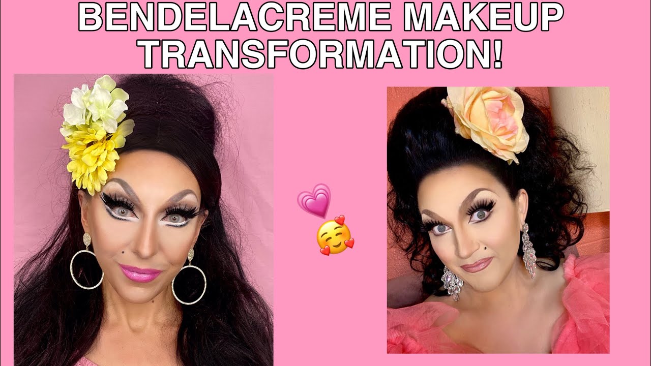 BENDELACREME MAKEUP TRANSFORMATION TUTORIAL, RUPAULS DRAG RACE