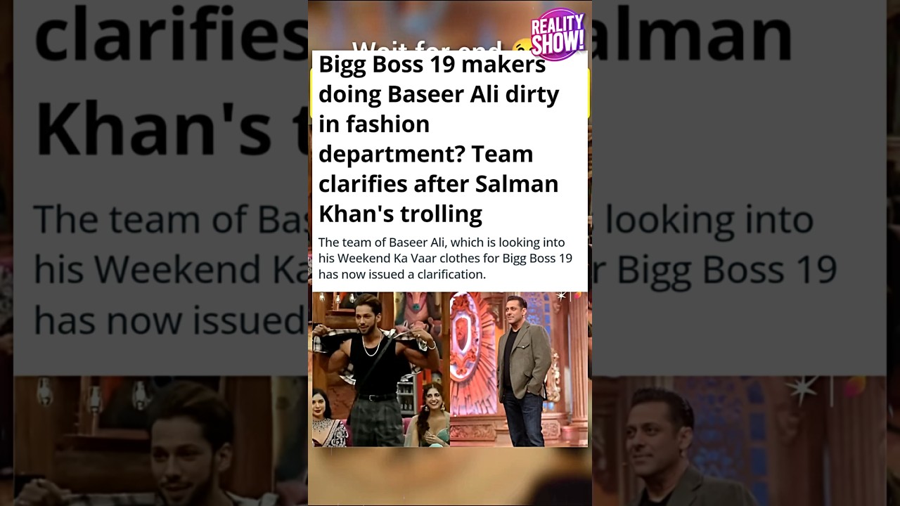 “Bigg Boss 19: Did Makers Do Baseer Ali Dirty? Team Reacts After Salman Khan’s Trolling!” 