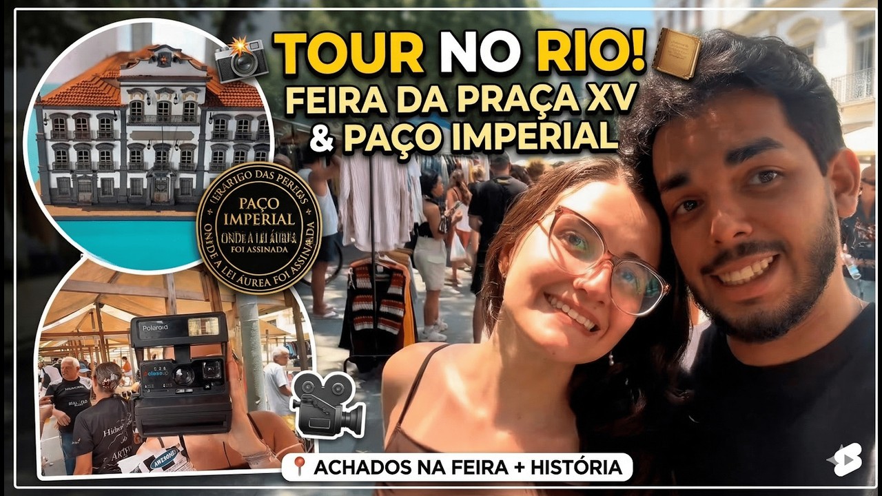 Encontramos Relíquias na Feira da Praça XV + História no Paço Imperial!