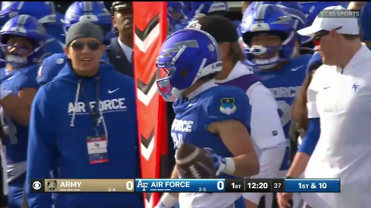 Army Black Knights vs. Air Force Falcons | 2025 Full Game