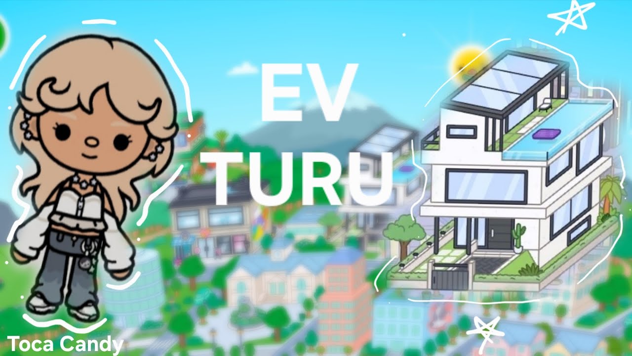 Ev turu / ilk sesli  videom / yapmak isteyen cr verip yapabilir 🤍💗 /Toca Candy