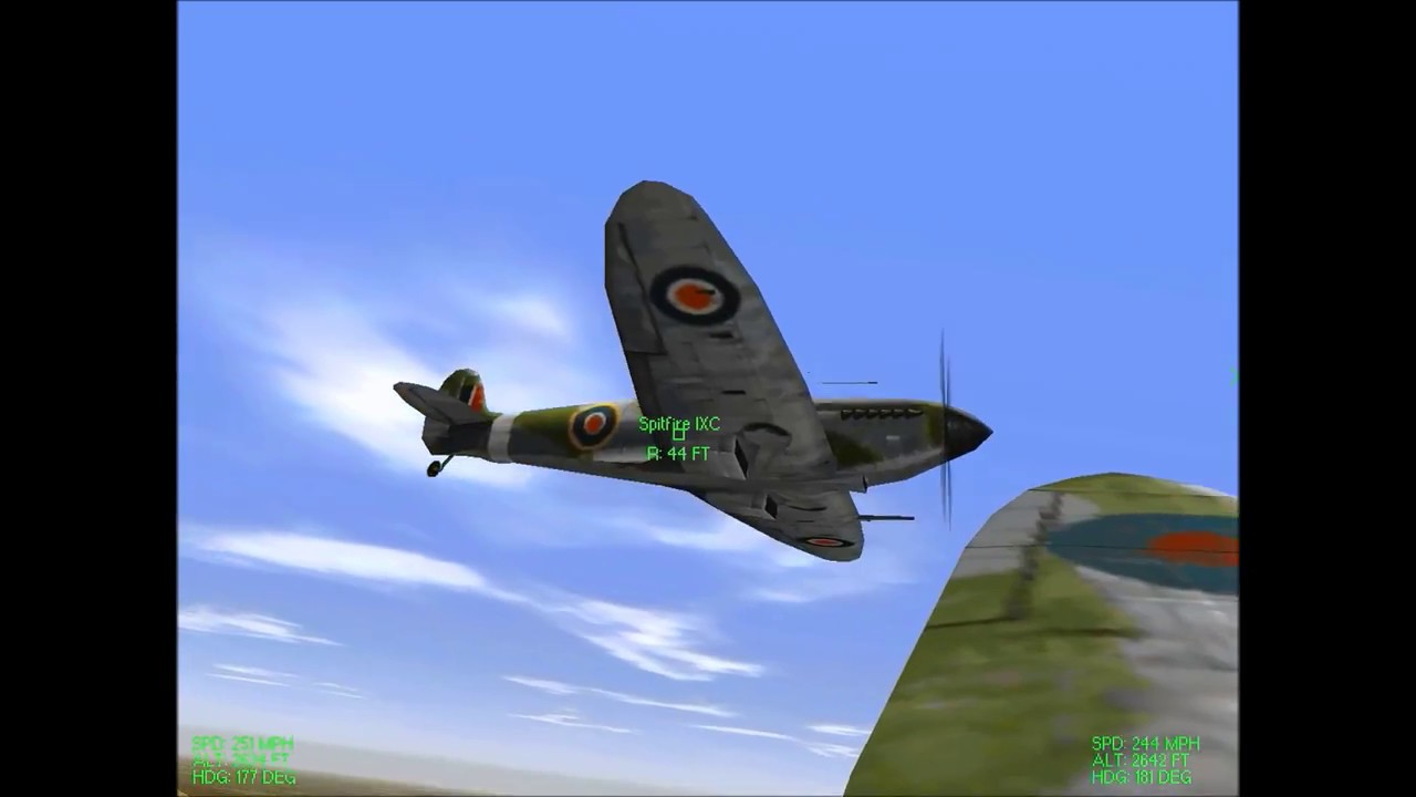 European Air War v1.2 (stock version) running on Windows 10 64-bit