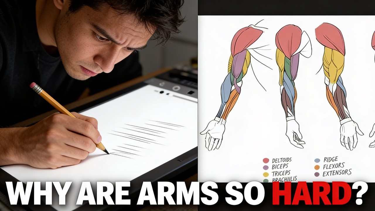 Day 7 of drawing to become a manga artist ✦︎ Drawing Arms!