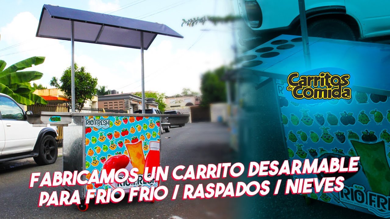 Carrito Port&aacute;til para Eventos: Perfecto para Raspados / Fr&iacute;o Fr&iacute;o 🚀🍧