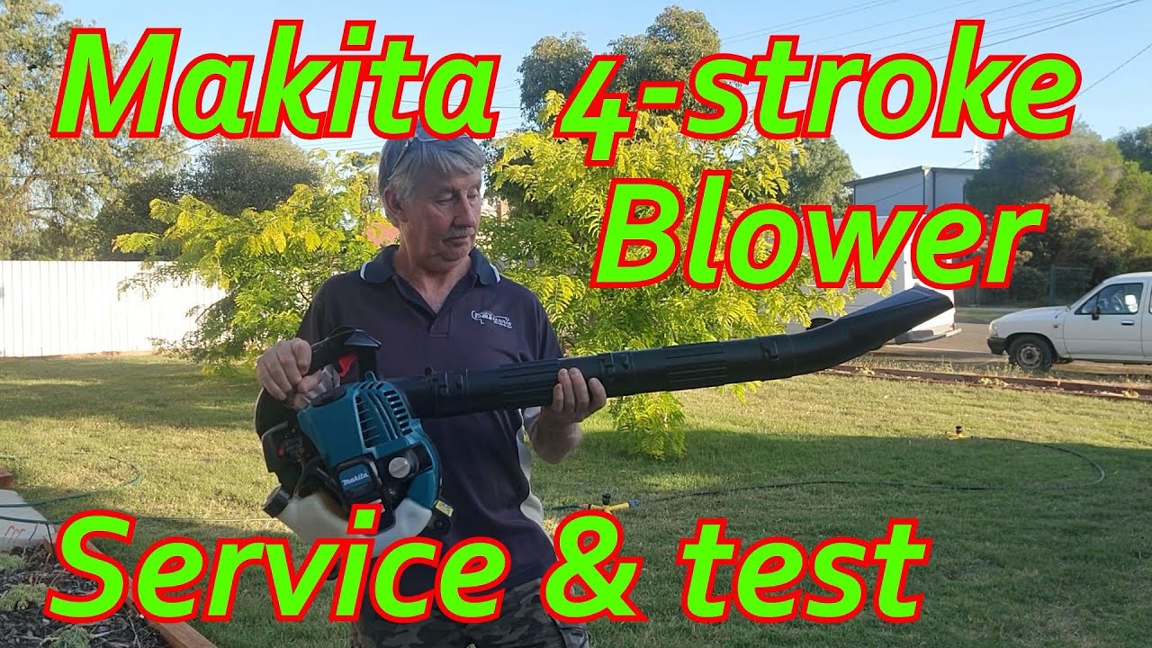 How to Service & Check a Makita BHX2500 4 Stroke Leaf Blower plus Test & Review! Are They Any Good?