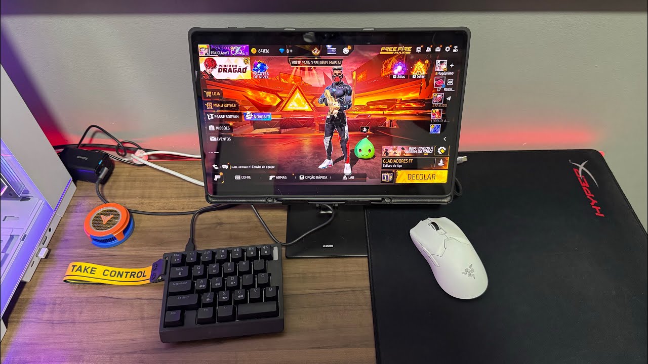 TODO MUNDO ERRA NISSO ! COMO INICIAR NO MOBILADOR DA FORMA CERTA  ! Teclado e mouse no celular 