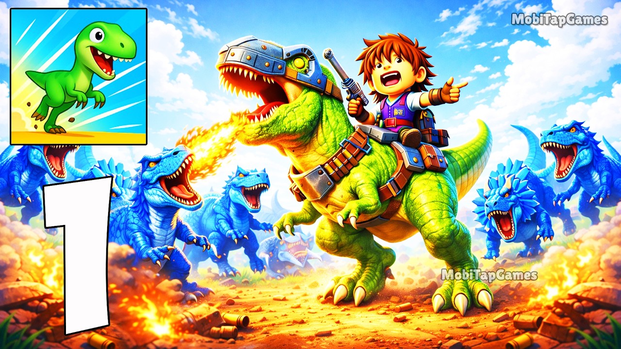 Dino Commander – Epic Dino Army Battle Gameplay Walkthrough (iOS, Android)